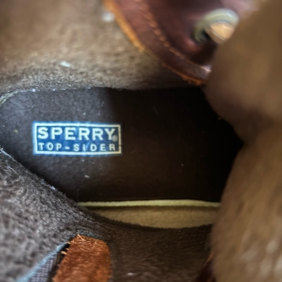 Sperry Saltwater Duck Boots Size 6,5 Brown Waterproof Rubber - Picture 7 of 10